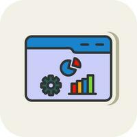 Statistics Vector Icon Design