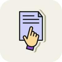 Document Vector Icon Design