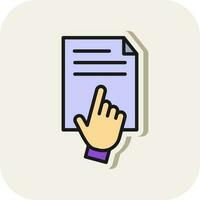 Document Vector Icon Design