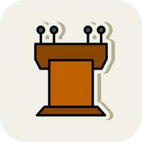 Podium Vector Icon Design