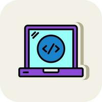 Web Coding Vector Icon Design