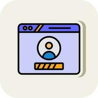 Login Vector Icon Design