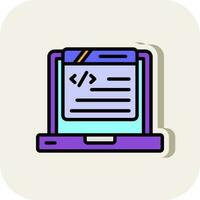 Coding Vector Icon Design