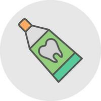 Toothpaste Vector Icon Design