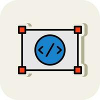 Coding Vector Icon Design