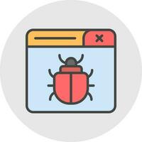 Bug Vector Icon Design