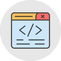 Web Programming Vector Icon Design