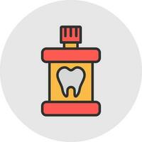 Mouthwash Vector Icon Design