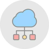 Cloud Computing Vector Icon Design