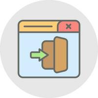 Logout Vector Icon Design