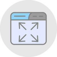 Expand Vector Icon Design