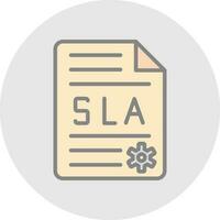 Sla Vector Icon Design