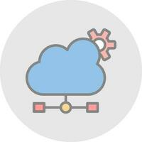 Cloud Computing Vector Icon Design