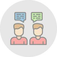 Dialog Vector Icon Design