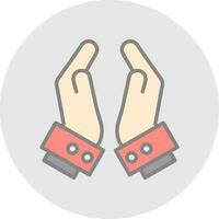 Pray Vector Icon Design