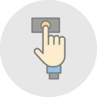 Finger Print Vector Icon Design