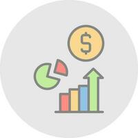 business growth Vector Icon Design