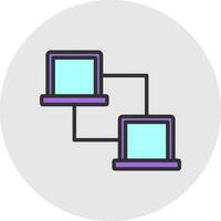 Local Network Vector Icon Design