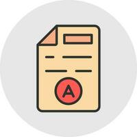 Exam Vector Icon Design