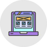 Mockup Design Vector Icon Design