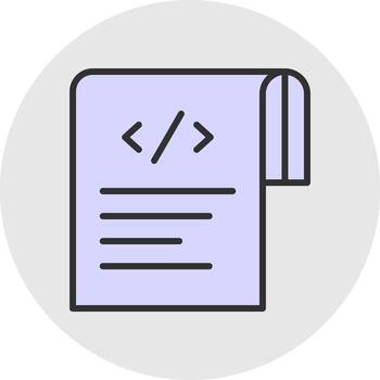 Coding Vector Icon Design