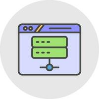 Server Vector Icon Design