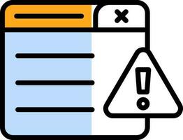 Warning Vector Icon Design