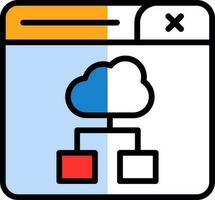 Cloud Computing Vector Icon Design