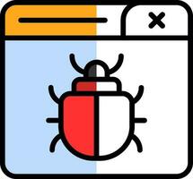 Bug Vector Icon Design