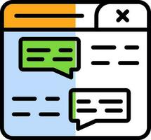 Messaging Vector Icon Design