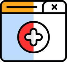 New Window Vector Icon Design