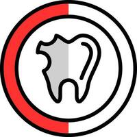 Caries Vector Icon Design