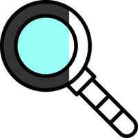 Magnifying Glass Vector Icon Design