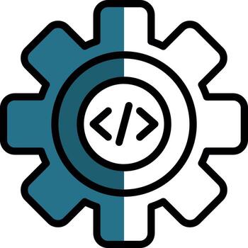 Coding Vector Icon Design