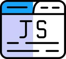 js vector icono diseño