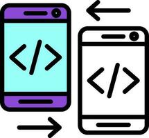 Mobile Phones Vector Icon Design