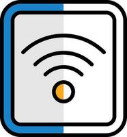 diseño de icono de vector de señal wifi