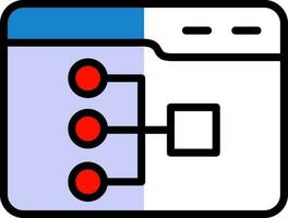 Site Map Vector Icon Design