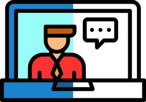 Laptop Vector Icon Design