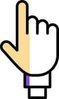 One Finger Vector Icon Design