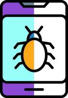 Bug Vector Icon Design