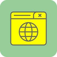 World Wide Web Vector Icon Design