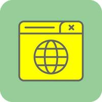 World Wide Web Vector Icon Design