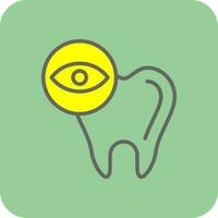 diseño de icono de vector de chequeo dental