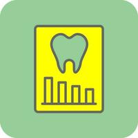 Dental Record Vector Icon Design