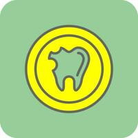 caries vector icono diseño