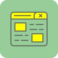 Web Site Vector Icon Design