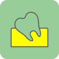 Wisdom Tooth Vector Icon Design