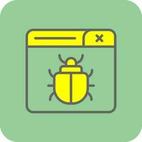 Bug Vector Icon Design