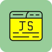 js vector icono diseño